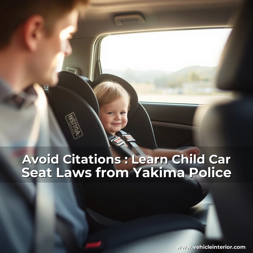 Read more about the article Avoid Citations : Learn Child Car Seat Laws from Yakima Police