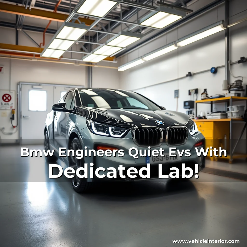 Read more about the article Bmw Engineers Quiet Evs With Dedicated Lab!