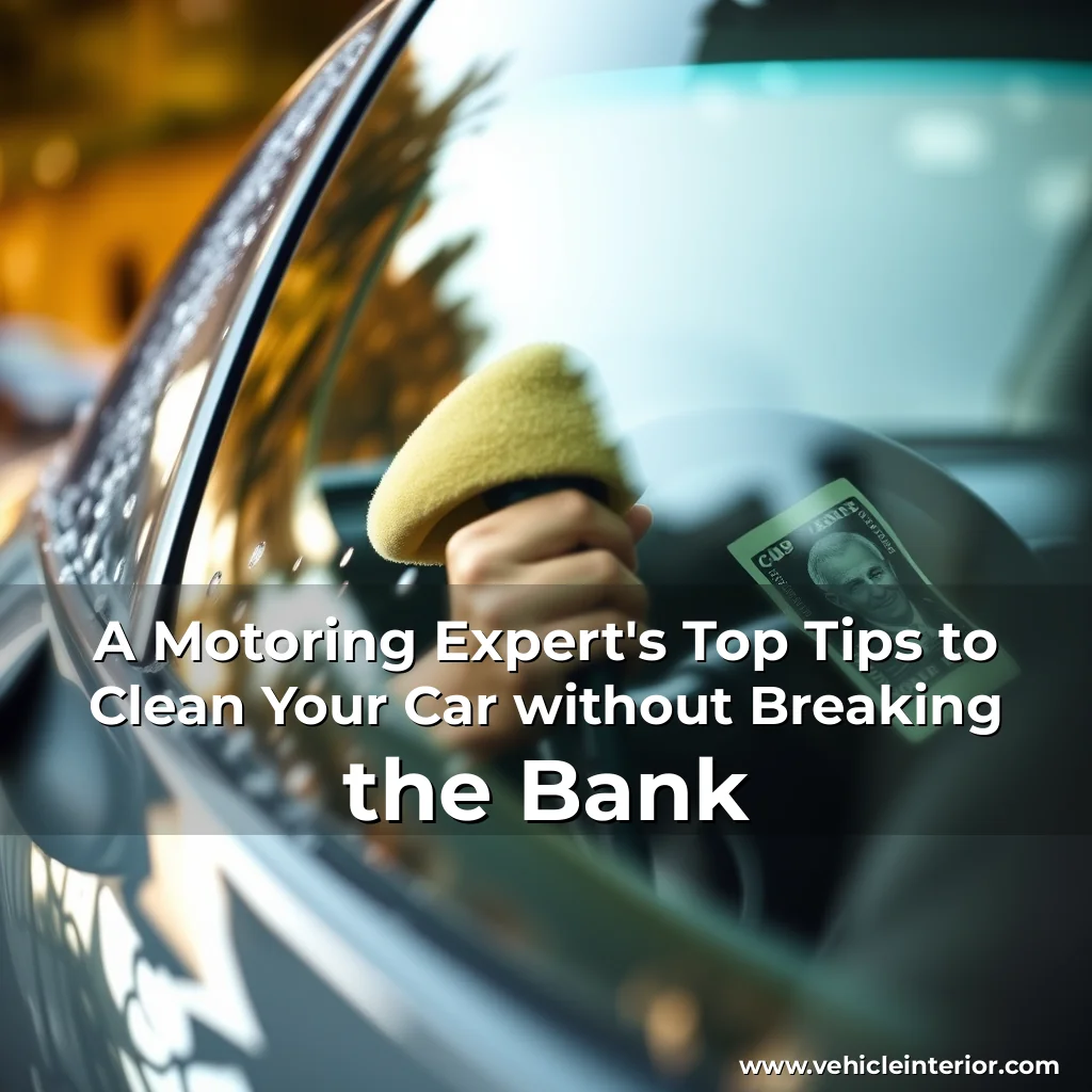 Read more about the article A Motoring Expert’s Top Tips to Clean Your Car without Breaking the Bank