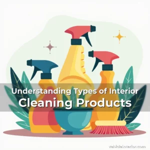 Artistic representation for Understanding Types of Interior Cleaning Products