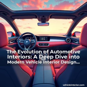 Read more about the article The Evolution of Automotive Interiors: A Deep Dive into Modern Vehicle Interior Design Trends