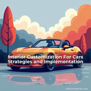Artistic representation for Interior Customization For Cars Strategies and Implementation