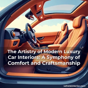 Read more about the article The Artistry of Modern Luxury Car Interiors: A Symphony of Comfort and Craftsmanship