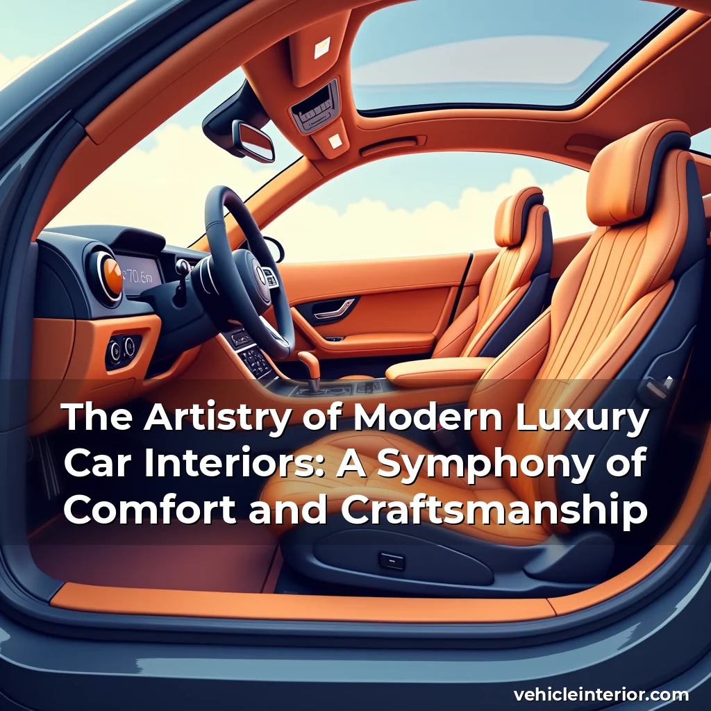 Read more about the article The Artistry of Modern Luxury Car Interiors: A Symphony of Comfort and Craftsmanship