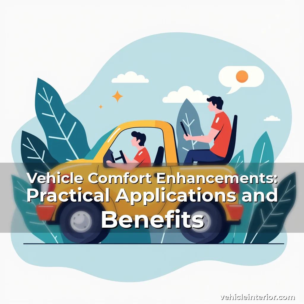 Read more about the article Vehicle Comfort Enhancements: Practical Applications and Benefits