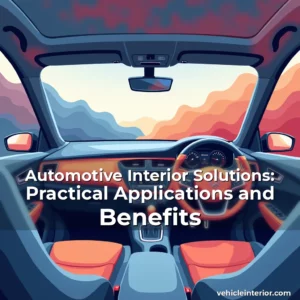 Artistic representation for Automotive Interior Solutions: Practical Applications and Benefits