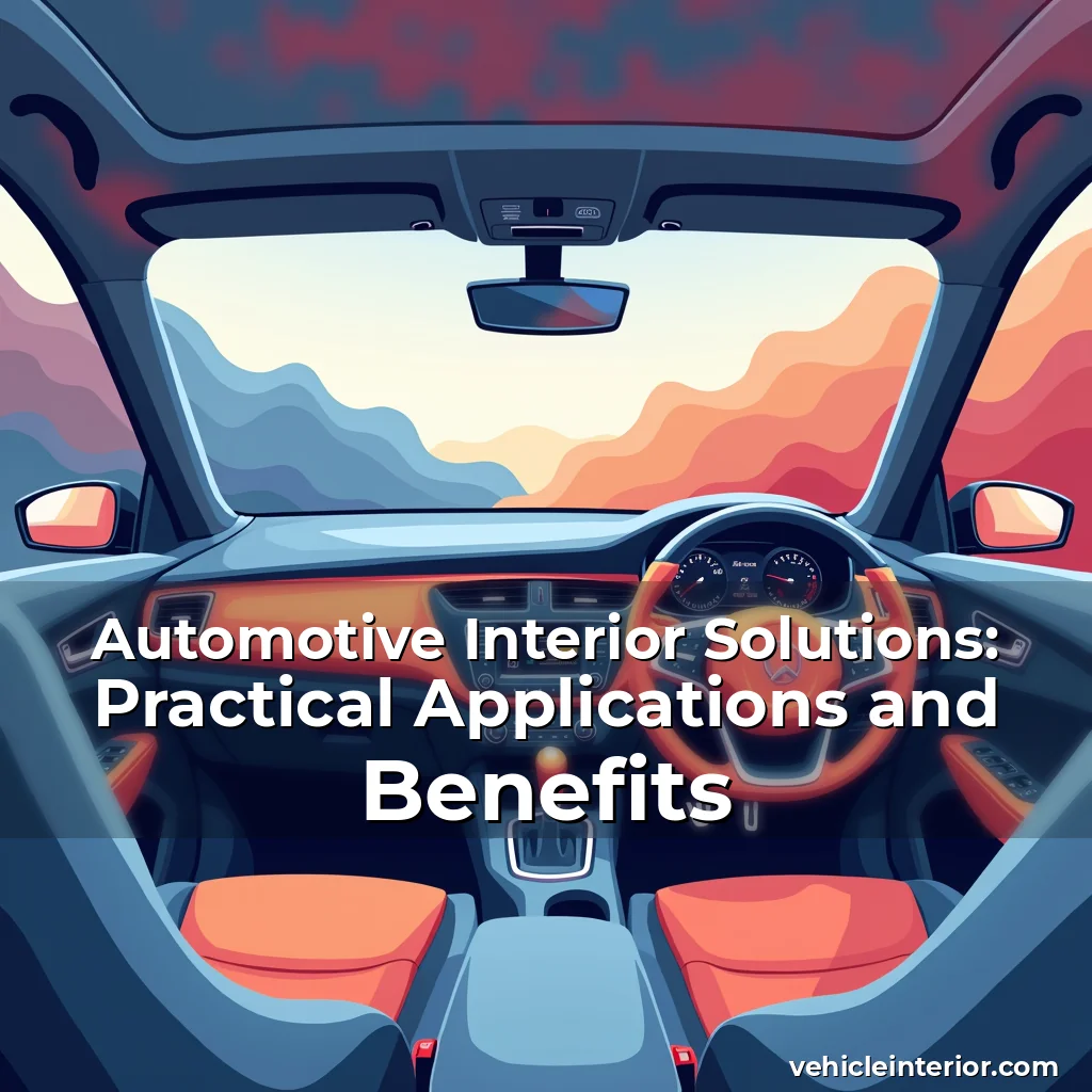 Read more about the article Automotive Interior Solutions: Practical Applications and Benefits