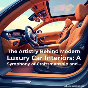 Read more about the article The Artistry Behind Modern Luxury Car Interiors: A Symphony of Craftsmanship and Innovation
