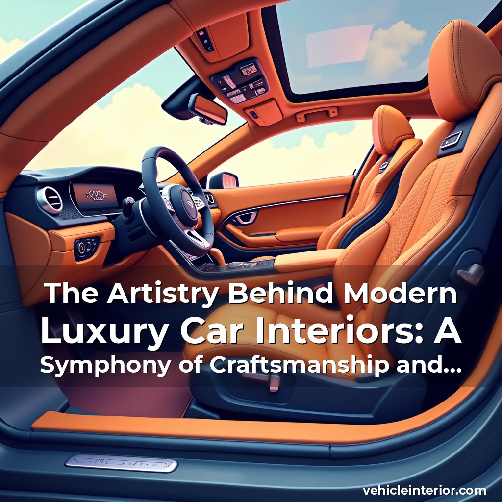 Read more about the article The Artistry Behind Modern Luxury Car Interiors: A Symphony of Craftsmanship and Innovation