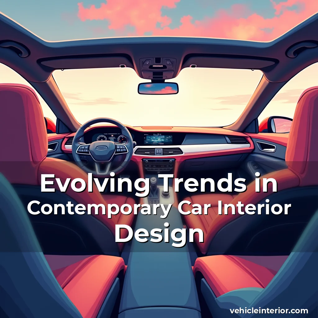 Read more about the article Evolving Trends in Contemporary Car Interior Design