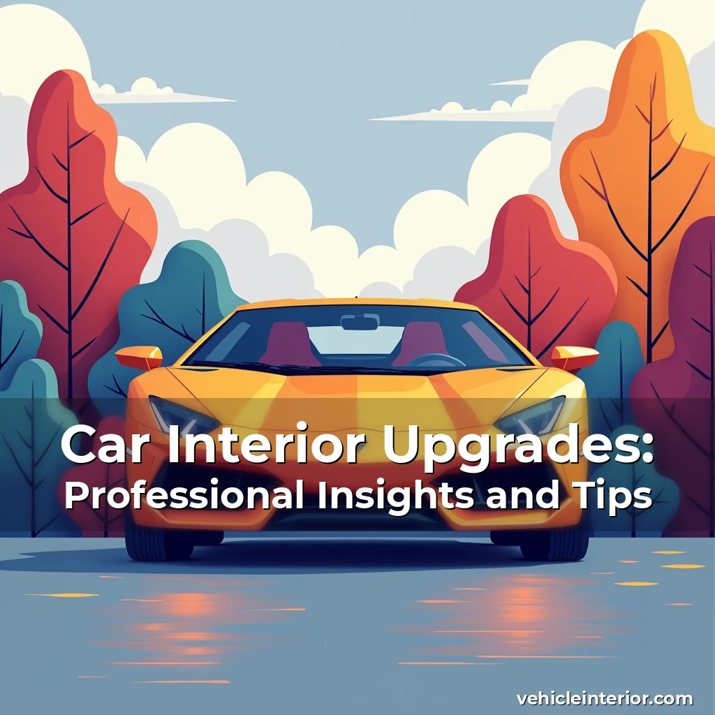 Read more about the article Car Interior Upgrades: Professional Insights and Tips